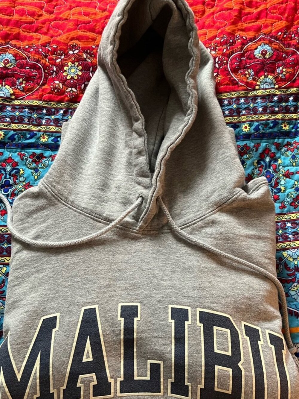 John Galt brandy melville malibu hoodie sweatshirt grey l xl California